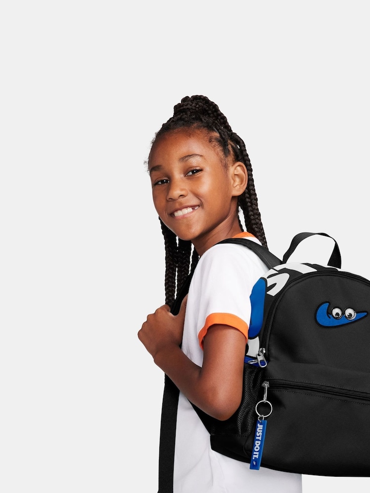 Nike Black Brasilia JDI Kids' Mini Backpack (11L) - Image 2 of 11