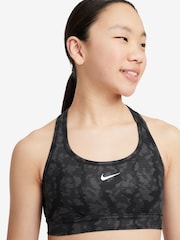 Nike Black Pro Swoosh Reversible All-Over Print Sports Bra - Image 3 of 6