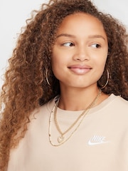 Nike Club Fleece Boxy Crewneck свитшот - Image 4 of 4