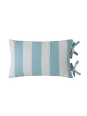 Laura Ashley Set of 2 Seaspray Lille Stripe 100% Cotton Pillowcases - Image 4 of 5