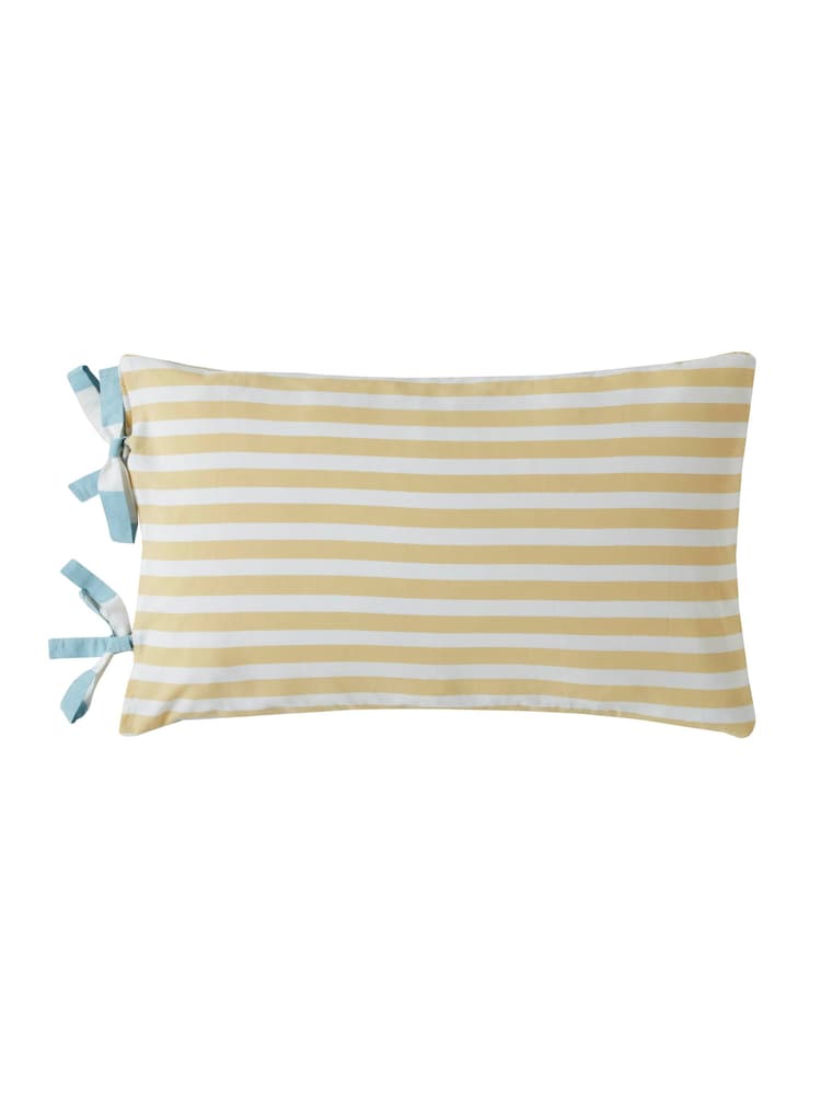 Laura Ashley Set of 2 Seaspray Lille Stripe 100% Cotton Pillowcases - Image 5 of 5