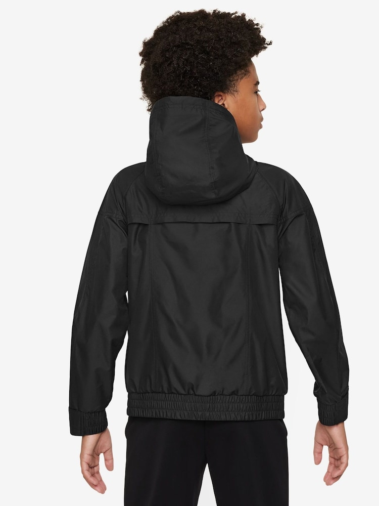Nike Black Sportswear Windrunner Easy On Jacket - Image 2 of 3