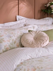 Laura Ashley Set of 2 Pale Sage Orisia Peony 100% Cotton Pillowcases - Image 2 of 4