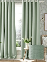 Laura Ashley Stephanie Blackout/Thermal Lined Pencil Pleat Curtains - Bild 1 von 3
