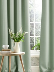 Laura Ashley Stephanie Blackout/Thermal Lined Pencil Pleat Curtains - Bild 3 von 3