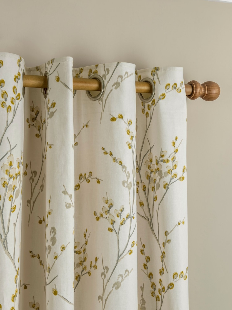 Laura Ashley Pussy Willow Lined 100% хлопковые шторы на люверсах - Изображение 2 из 2 Laura Ashley Pussy Willow Lined 100% хлопковые шторы на люверсах - Изображение 2 из 2