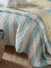 Laura Ashley – Lille – Tagesdecke mit gestepptem Streifenmuster aus 100 % Baumwolle - Bild 1 von 1