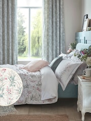 Laura Ashley Soft Natural Mosedale Posy 100% Cotton Duvet Cover and Pillowcase Set - Image 2 of 4