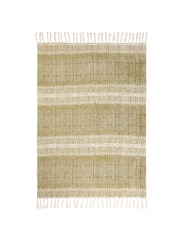 Yard Sono Ink Abstract Fringed Throw - Imagem 1 de 2