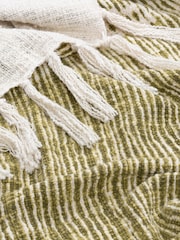 Yard Sono Ink Abstract Fringed Throw - Imagem 2 de 2