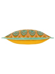 Riva Paoletti Casa Embroidered Cotton Velvet Cushion - Изображение 3 из 5