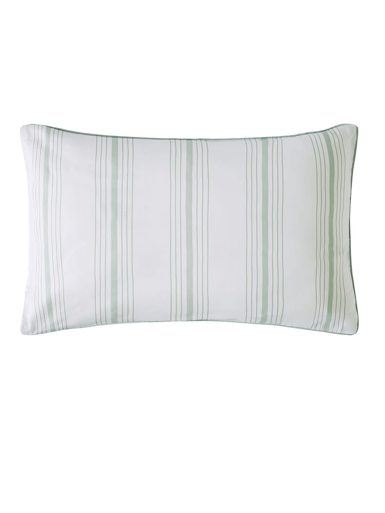 Laura Ashley Sage Green Tuileries 100% Cotton Duvet Cover and Pillowcase Set - Image 5 of 5