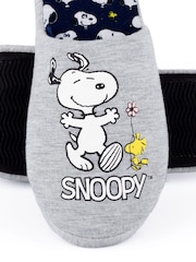 Vanilla Underground Grey Snoopy Womens Winter Mule Slippers - Image 5 of 5