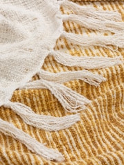 Yard Sono Ink Abstract Fringed Throw - Imagem 2 de 2