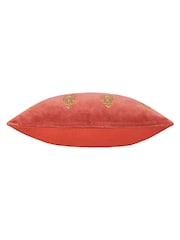 Riva Paoletti Rennes Cotton Velvet Embroidered Cushion - Изображение 3 из 5