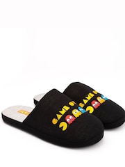 Vanilla Underground Black Pacman Winter Slippers - Image 2 of 5