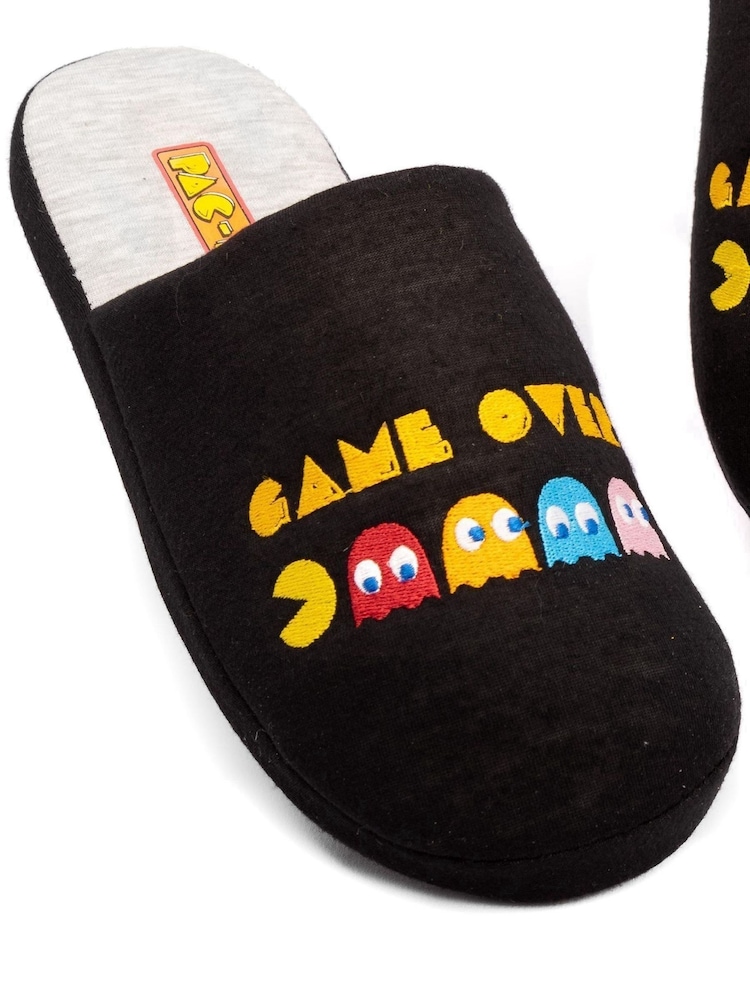 Vanilla Underground Black Pacman Winter Slippers - Image 5 of 5