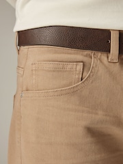 Tan Light Straight Fit Belted Authentic Jeans - Image 5 of 9