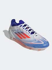 Weiß/Blau/Rot - adidas F50 Pro Firm Ground Football Boots - Bild 9 von 10
