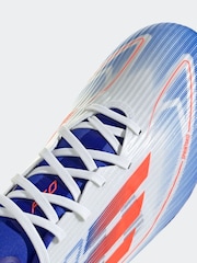 adidas White/Blue/Red F50 League Firm / Multi Ground Football Boots - Image 2 of 11