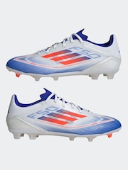 adidas White/Blue/Red F50 League Firm / Multi Ground Football Boots - Image 5 of 11