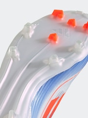 adidas White/Blue/Red F50 League Firm / Multi Ground Football Boots - Image 6 of 11