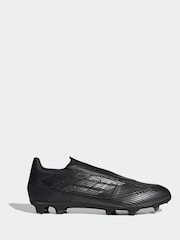 adidas Black/Gold F50 League Laceless Firm Multi Ground Boots - Image 1 of 10