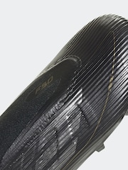 adidas Black/Gold F50 League Laceless Firm Multi Ground Boots - Image 10 of 10