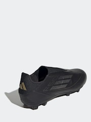 adidas Black/Gold F50 League Laceless Firm Multi Ground Boots - Image 4 of 10