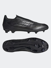 adidas Black/Gold F50 League Laceless Firm Multi Ground Boots - Image 8 of 10