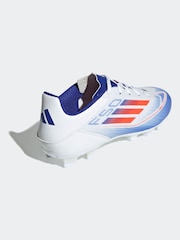 adidas White/Blue/Red F50 Club Flexible Ground Boots - Image 6 of 8