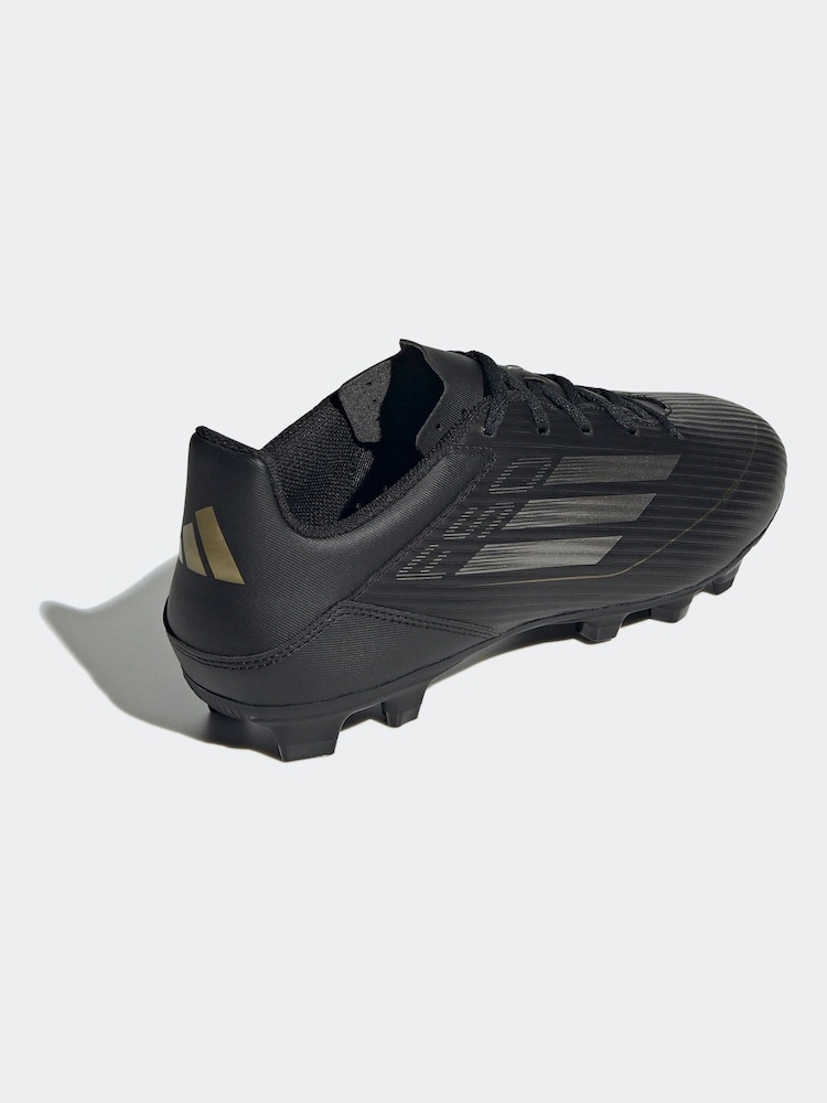 adidas Black/Gold F50 Club Flexible Ground Boots - Image 4 of 10