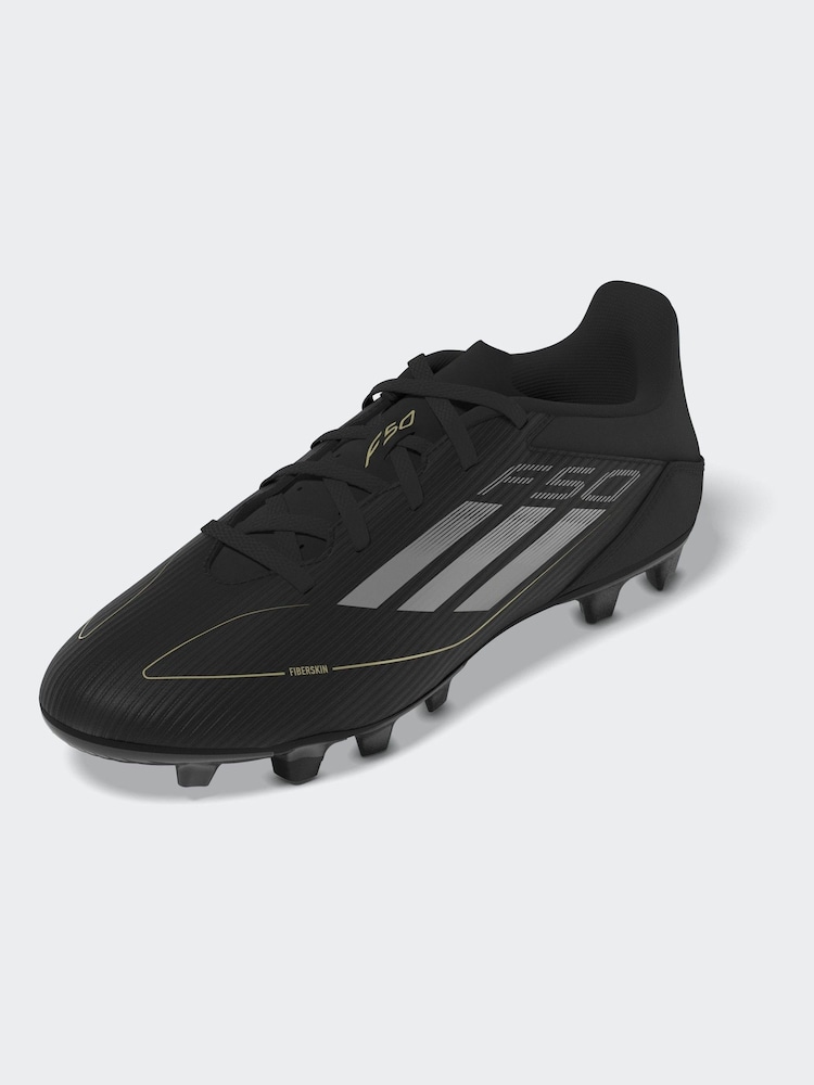 adidas Black/Gold F50 Club Flexible Ground Boots - Image 5 of 10