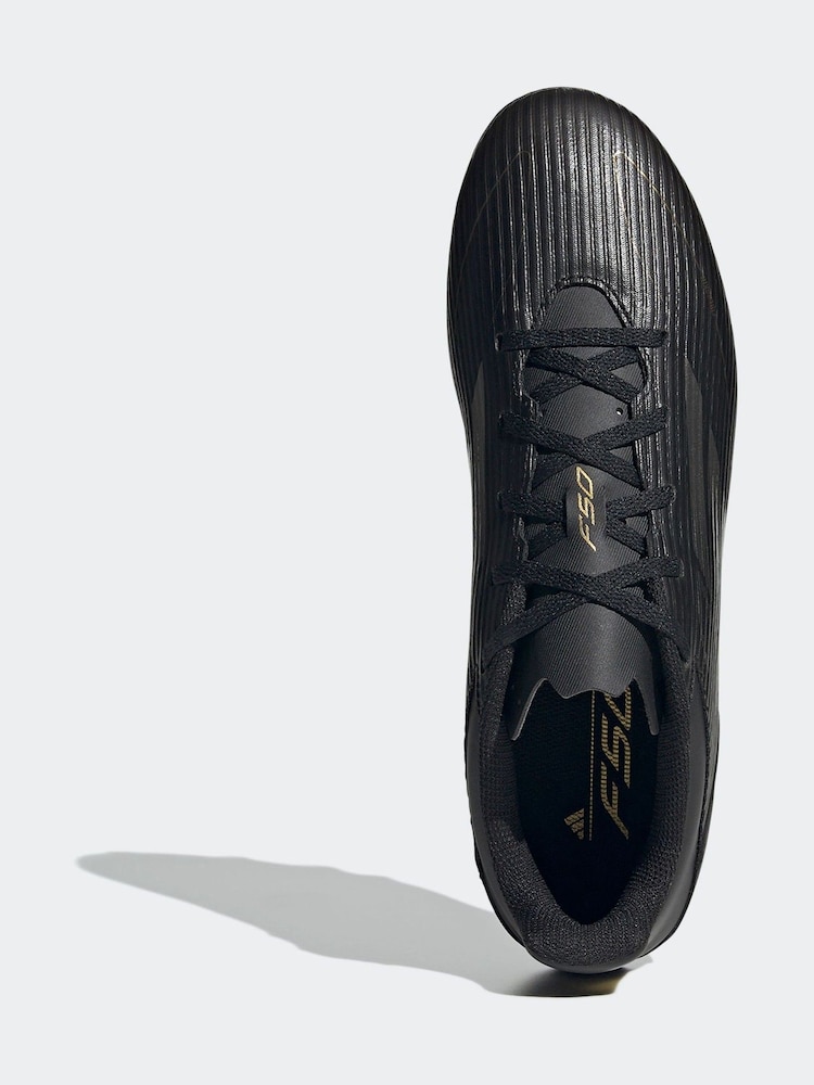 adidas Black/Gold F50 Club Flexible Ground Boots - Image 7 of 10