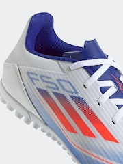 Белый/синий/красный - Футбольные бутсы adidas F50 Club Turf - Изображение 4 из 9