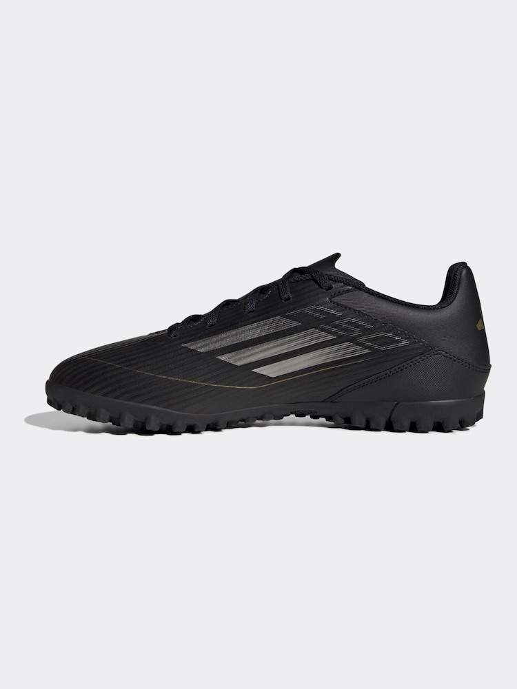 adidas Black/Gold F50 Club Turf Football Boots - Image 2 of 10
