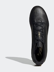 adidas Black/Gold F50 Club Turf Football Boots - Image 8 of 10