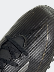 adidas Black/Gold F50 Club Turf Football Boots - Image 9 of 10