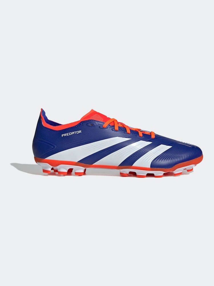 adidas Blue/White Predator League 2G/3G Artificial Grass Boots - Image 1 of 10