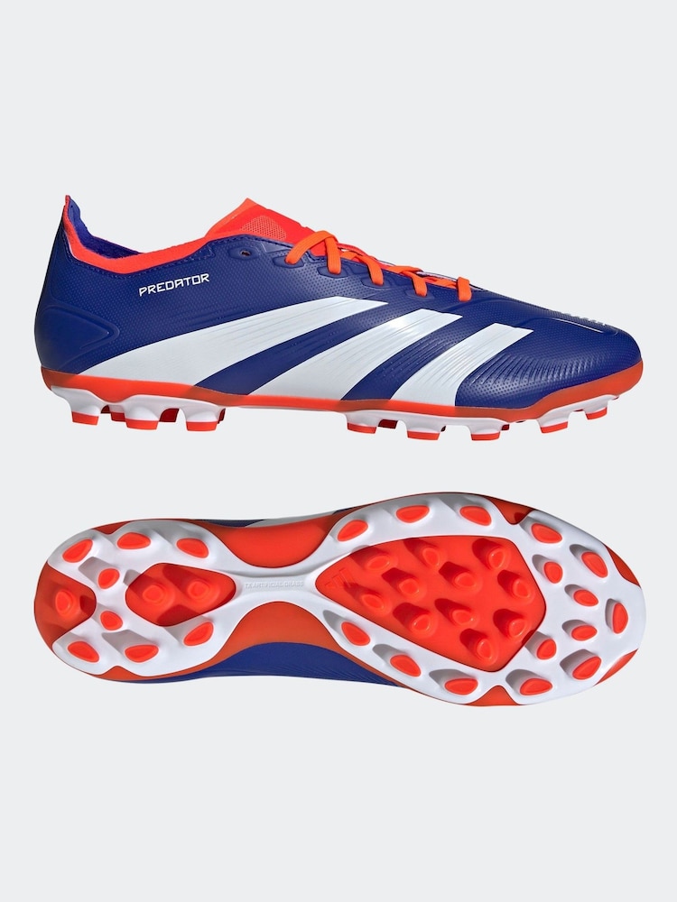 adidas Blue/White Predator League 2G/3G Artificial Grass Boots - Image 10 of 10