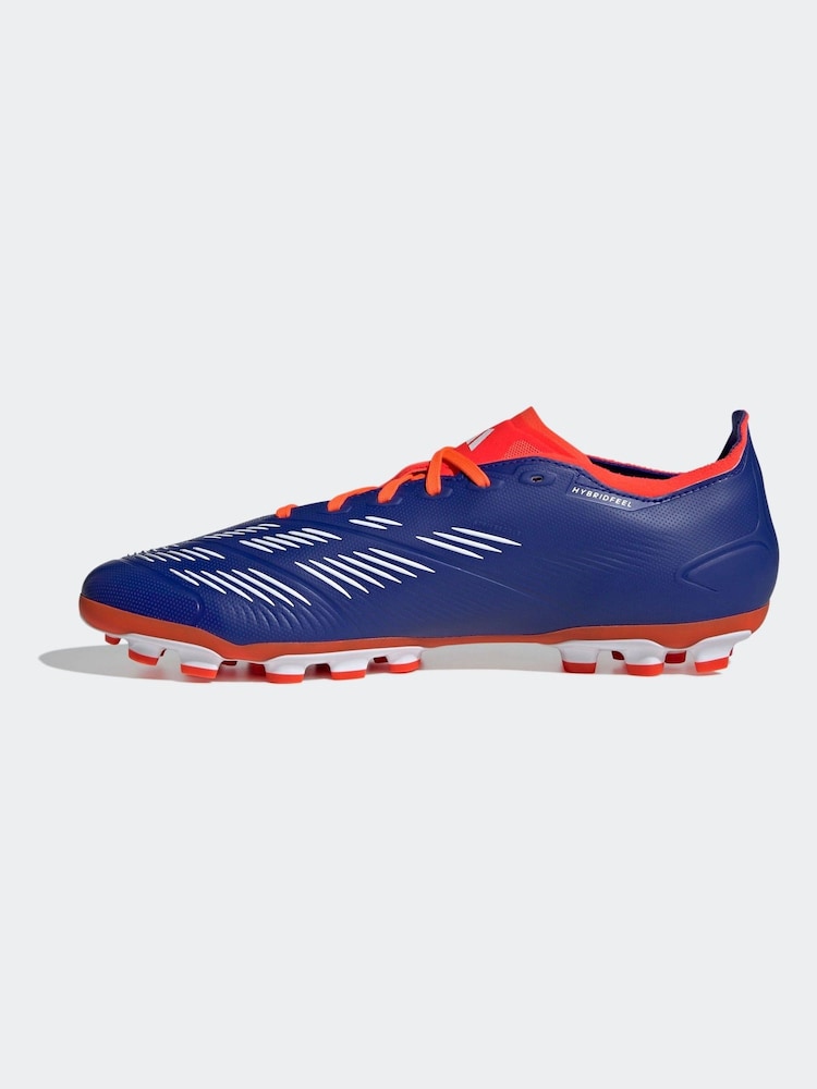 adidas Blue/White Predator League 2G/3G Artificial Grass Boots - Image 4 of 10