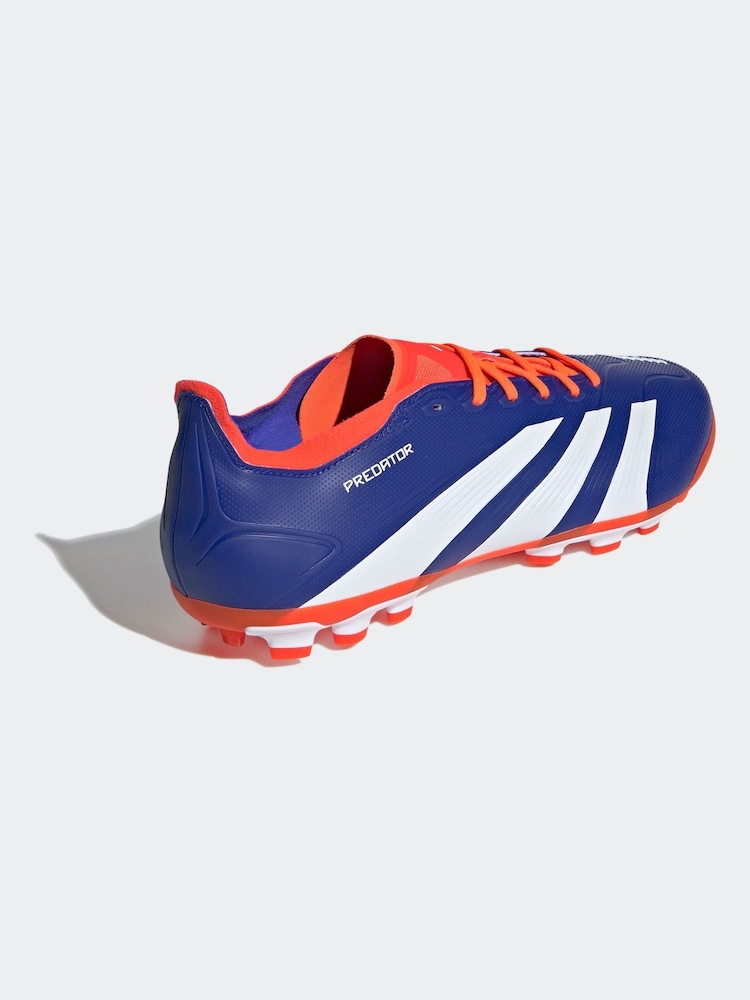 adidas Blue/White Predator League 2G/3G Artificial Grass Boots - Image 6 of 10
