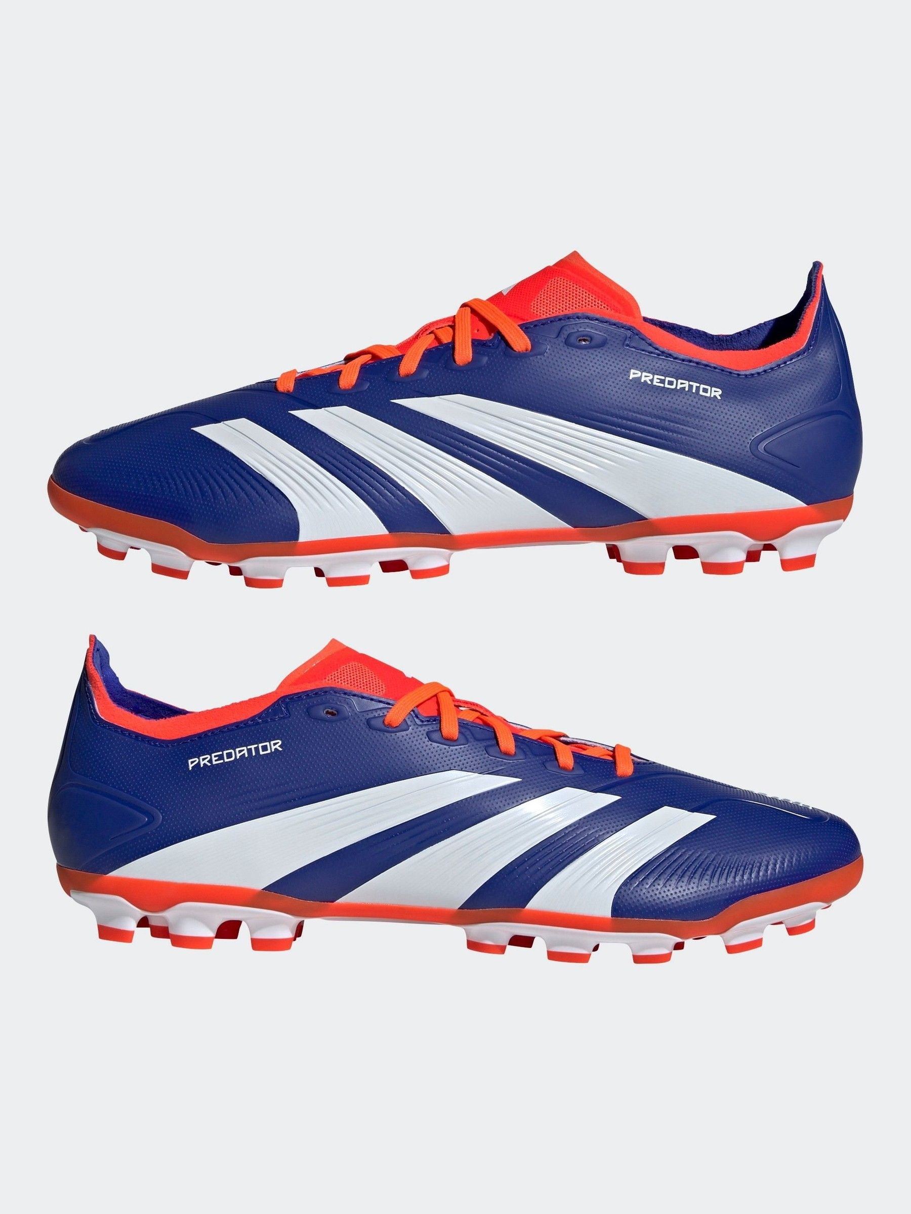 adidas Blue White Predator League 2G 3G Artificial Grass Boots