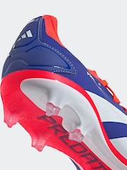 adidas Blue/White Predator Pro Firm Ground Boots - Image 9 of 10