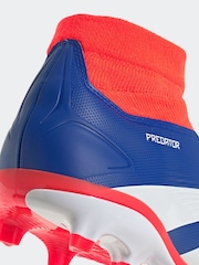 adidas Blue/White Predator League Laceless Firm Ground Boots - Image 12 of 13