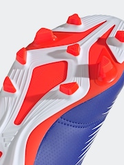 adidas Blue/White Predator Adult Club Flexible Ground Football Boots - Image 9 of 9