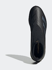 adidas Black/Gold Predator League Laceless Turf Football Boots - Image 9 of 11