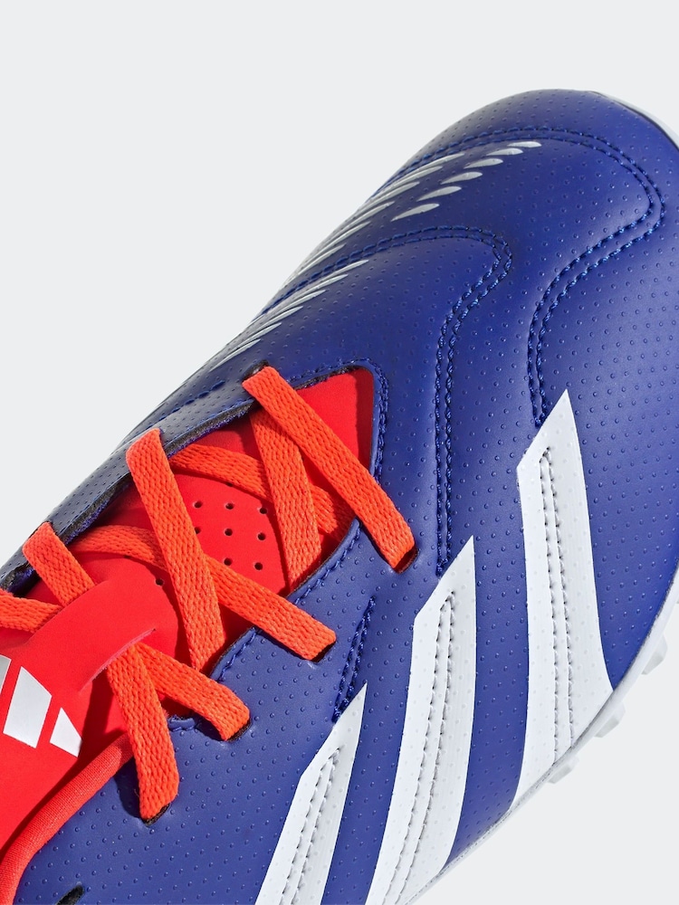 adidas Blue/White Predator Club Turf Football Boots - Image 10 of 10 adidas Blue/White Predator Club Turf Football Boots - Image 10 of 10