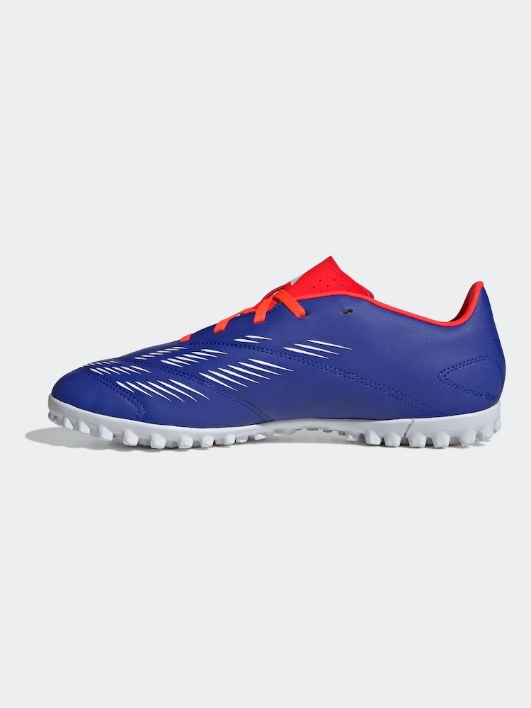 adidas Blue/White Predator Club Turf Football Boots - Image 2 of 10