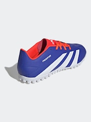 adidas Blue/White Predator Club Turf Football Boots - Image 4 of 10